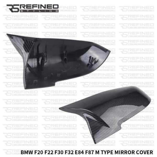 Carbon Look Wing Mirror Cover Cap For BMW F20 F21 F30 F31 F32 F36 UK
