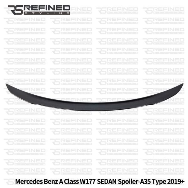 MERCEDES W177 V177 A CLASS A35 STYLE SALOON GLOSS BLACK BOOT REAR TRUNK SPOILER