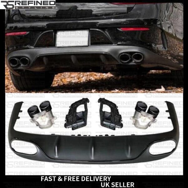 FOR MERCEDES E CLASS E53 W238 C238 A238 COUPE  REAR DIFFUSER + TAILPIPES