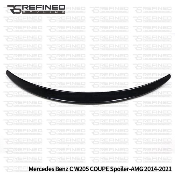 FOR MERCEDES C CLASS W205 C205 COUPE C63 STYLE BOOT SPOILER GLOSS BLACK 2014+