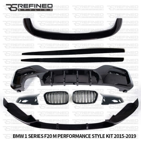BMW 1 SERIES F20 F21 FRONT LIP SPLITTER REAR DIFFUSER SPOILER BODYKIT 15-18