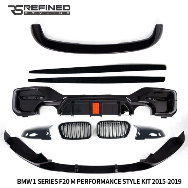 BMW 1 SERIES M140I F20 F21 FRONT LIP SPLITTER LED REAR DIFFUSER SPOILER BODYKIT