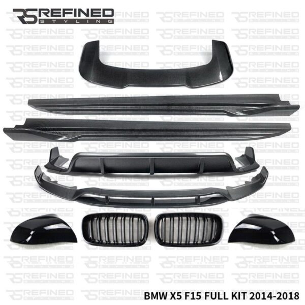 BMW X5 F15 TRANSFORMED BODY KIT BODYKIT REAR DIFFUSER FRONT SPLITTER LIP SPOILER