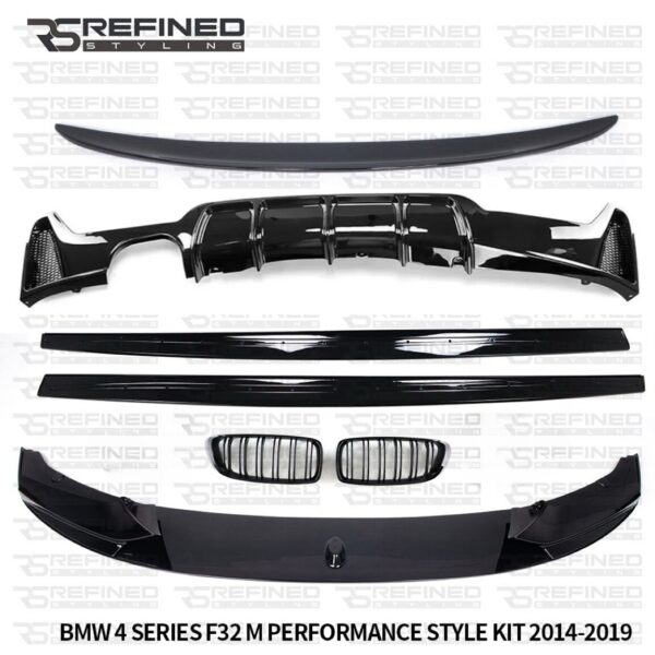 BMW F32 4 SERIES BODY KIT FRONT LIP SKIRT REAR M SPOILER DIFFUSER PERFORMANCE