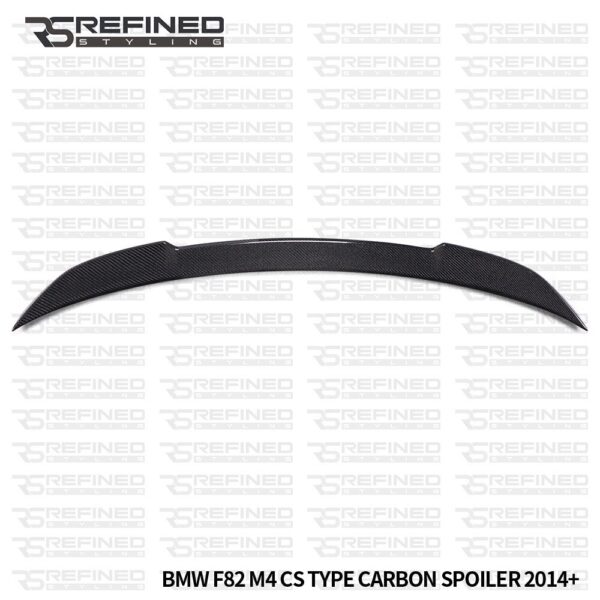 FOR BMW M4 F82 COUPE REAL CARBON FIBRE CS STYLE BOOT LIP TRUNK SPOILER F32
