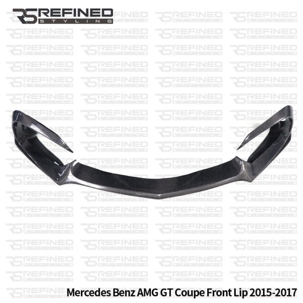 MERCEDES AMG GT R GT S C190 R190 FRONT BUMPER SPLITTER LIP REAL CARBON FIBRE