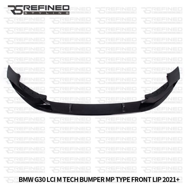 FOR BMW 5 SERIES G30 G31 LCI FACELIFT FRONT SPLITTER LIP SKIRT GLOSS BLACK 2020+